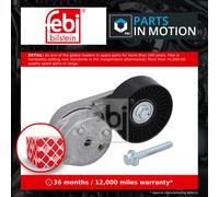 Aux Belt Tensioner fits RANGE ROVER Mk4 L405 3.0 13 to 21 Drive V-Ribbed Febi