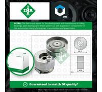 Aux Belt Tensioner fits RENAULT MEGANE 2.0 2002 on F4R774 Drive V-Ribbed INA New