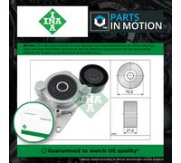 Aux Belt Tensioner fits TOYOTA AVENSIS 2.0D 06 to 18 1AD-FTV Drive V-Ribbed INA