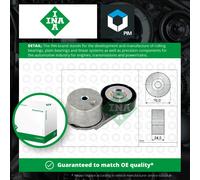 Aux Belt Tensioner fits VAUXHALL MOKKA J13 1.4 2016 on B14XFT Drive V-Ribbed INA