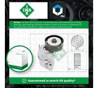 Aux Belt Tensioner fits VAUXHALL VECTRA B 1.6 95 to 01 X16SZR Drive V-Ribbed INA
