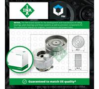 Aux Belt Tensioner fits VAUXHALL VIVARO X83 2.0 1.9D 01 to 14 Drive V-Ribbed INA