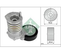 Aux Belt Tensioner fits VOLVO C30 533 2.4 06 to 12 B5244S4 Drive V-Ribbed INA