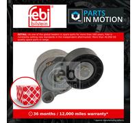 febi bilstein 49398 Tensioner Assembly for auxiliary belt, pack of one, black