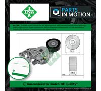 Aux Belt Tensioner fits VW BORA 1J2, 1J6 1.9D 98 to 05 Drive V-Ribbed INA New