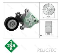 Multi-ribbed V-belt tensioner 534 0362 10 INA for PEUGEOT CITROËN