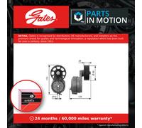 GATES T38425 Tensioner pulley