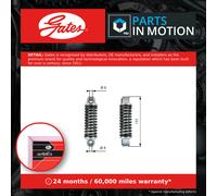 GATES T39151 Vibration Damper, v-ribbed belt