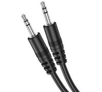 Aux Cable 3.5mm -3.3ft/1M- Silicone Aux Lead for Car, Headphone, iPhone, iPad, iPod, Samsung, MP3 Player, Smartphone, Echo Dot, Tablet, Home Stereos, Laptop and More (1m)