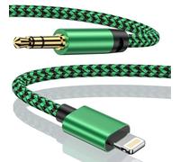 Aux Cable for i Phone in Car,A ux to Lightning Cables iPhone Aux Cable for Car Stereo/Headphones/Speaker,3.5mm Aux to i Phone Cable Compatible with i Pad/iPhone 14/13/12/Pro Max/XR/XS/Plus