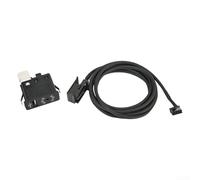 AUX USB Interface Panel for BMW E39 E53 X5 Z4 E85 E86 X3 E83, Direct Replacement Adapter for Vehicle Audio