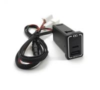 AUX USB Interface Socket USB Port Centre Compatible With Toyota For Camry For Land For Cruiser Car Fast For Charger QC3.0 Port For TYPE-C PD Phone Interface Socket