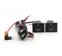 AUX USB Socket Connector Car USB Port Centre Compatible With For Focus For Mk2 2004-2011 12V 24V Car Phone For Charger Socket Double QC3.0 Charging Port