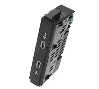 AUX USB Socket Connector For VW For Atlas 2024 2025 For Tiguan Allspace 2017-2025 Dual USB AUX Charging Socket Connector