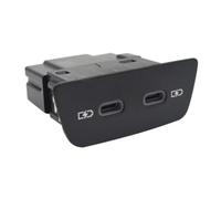 AUX USB Socket Connector For VW For Taos For Caddy 2021-2026 For Atlas 2024-2026 Rear Dual Type-C Plugs