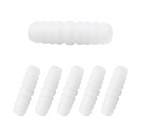 AUXBC 12Pcs 3/8" x 3/8" Plastic Hose Barb Fittings, Barbed Splicer Mender Joint Adapter Union Connectors for Aquarium, Household, Fuel, Gas, Liquid, Air Hose Repair