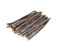 AUXBC 50PCS 20cm Natural Wood Log Sticks, Wood Craft Sticks 0.5-1.2cm Diameter, Natural Twig Stick for DIY Projects Photo Props Rustic Decor Card Making Supplies