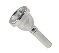 AUXBC 6 1/2AL Silver Plated Trombone Mouthpiece, Baritone and Euphonium Mouthpiece, Ideal for Students, Beginner and Professionals