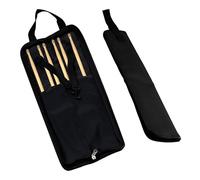 AUXBC Drumstick Bag Handbag, Drum Sticks Portable Storage Carrying Case with Interior Hooks, Oxford Fabric Drum Stick Holder for Percussion Mallets (Black)