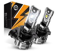 Auxbeam 9006 HB4 Fog Lights, 10000LM 600% Brighter 9006 HB4 Fog Light, 6500K White Strong Light Penetration, Super Bright Plug and Play