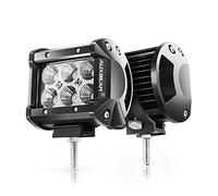 Auxbeam LED Light Bar 4" 18W LED Pods 1800lm Flood Beam Driving light Off Road Lights for SUV ATV UTV Trucks Pickup Jeep Lamp (Pack of 2)