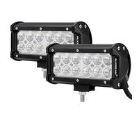 Auxbeam LED Light Bar 7In 36W Flood Off Road Driving Lights LED Work Lights