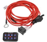 Auxbeam Universal ACC Power Wiring Harness 6.6FT 20AWG 2PIN ACC Electrical Wire with On/Off Switch & 5A Fuse, Acc Power Wire Switch Panel 6/8/12 Gang Switch Panel Cable