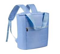 AUXDIQ 13L Insulated Cooler Backpack Leak-Proof Lunch Bag Insulated Picnic Backpack, Blue