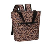 AUXDIQ 13L Insulated Cooler Backpack Leak-Proof Lunch Bag Insulated Picnic Backpack, Brown