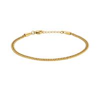Auxere Panzer S/M Bracelet 14 ct. Goldplated Stainless Steel CP0100 - Unisex Gold 18 cm