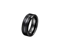 Auxere Ring Stainless Steel KXD1005-59 - Man - Stainless Steel Black 59