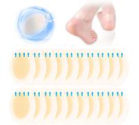 AUXHCYL Blister Plasters for Feet - 20PCS Hydrocolloid Plaster Bandages Gel Blister Cushion Pads Sterile Adhesive Wound Dressing Waterproof Invisible Plasters for Heel Foot Toe Toes and Guard Skin
