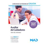 Auxiliar de cuidadores de la Administración general de la Comunidad Autónoma de Galicia. Test del temario