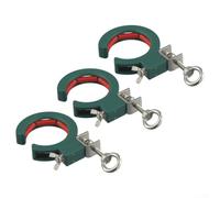 auxiliary cable pulley tray wire guide clamp tool for cable pulling assistance and wiring decoration, made from reinforced nylon and stainless steel (dark green)