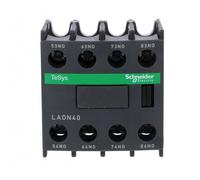 Telemechanique Sensors Auxiliary Contact Block LADN40 Front-mount Screw Terminals 4NO