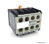 Schneider Electric, TeSys K - Auxiliary contact block - 4 NC - screw-clamps terminals, LA1KN04