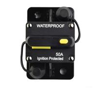 Auxiliary High Current Circuit Breaker from 30A to 300AMP; Manual Reset Solution for Boats and Off Road Vehicles Operating Under Load Stress (50A)