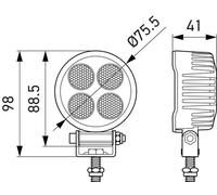 HELLA 1G0 357 111-002 Worklight