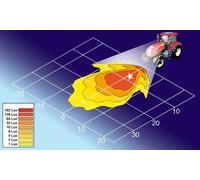 HELLA 1G0 996 176-041 Halogen-Worklight - Modul 70 - 12V - Bolted/mounting - Vertical/Swivelling Mounting Bracket - Short distance lighting - Plug: open cable ends