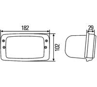 HELLA Halogen-Worklight - Double-Beam - 24/12V 1GB996080-021