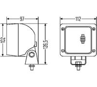 Auxiliary Lamp mounting 1GA 007 506-391 HELLA