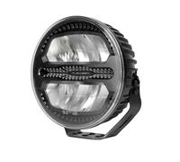 Auxiliary LED Work Light 12 V 24 V 175 W Round 9 Inch Long Range Projector + Orange White DRL Position Light + Orange Flash Light E9 R10 R65 R148 R149 for Lorries Cars 4x4