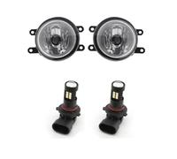 Auxiliary Lights 1 Set LED Fog Lights Lamp For Toyota For Corolla 2008 With Plating Frame Cover And Wire Left And Right Headlight(1 Set LED)