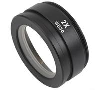 Auxiliary Objective Lens WD165 2 0X for Microscope Featuring 48mm Mount Thread and Aluminum Alloy Build for Digital and Video Use