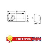 Auxiliary Side Indicator - HELLA 2BM 006 692-087 OE 1546475