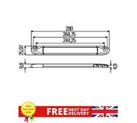 Auxiliary Stop Light - 2DA 343 106-007 OE 2DA 343 106-007 Genuine Hella