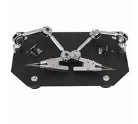 Auxiliary Welding Work Clip, Jewelry Soldering Fixture Clamp, Adjustable Third Hand Tool for Repairing and Microelectronics, Steel Table Clip for Small Object Holding