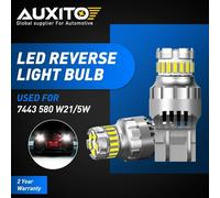 AUXITO 2Pcs T20 6.6W 7443 LED Filament LED Drl Sidelight Super White Bulbs UK