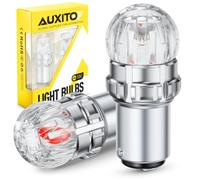 AUXITO P21/5W LED Bulbs,BAY15D 1157 380 Bulb Brake Light,700% Brighter(Red)