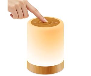 Auxmir Night Light, 3000mAh Rechargeable Baby Table Lamp, Smart Dimmable Touch Control LED Bedside Lamp with RGB Color Changing & 5 Modes, Portable Night Light for Kids, Bedroom, Living Room, Camping